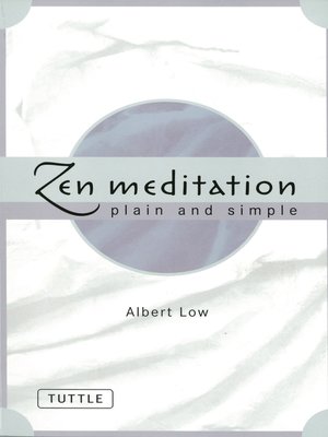 cover image of Zen Meditation Plain and Simple